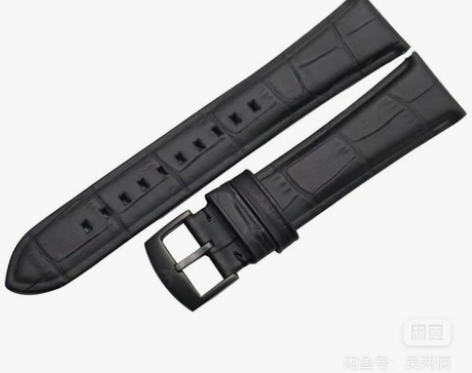 阿玛尼男款真皮机械手表带黑武士AR6000...