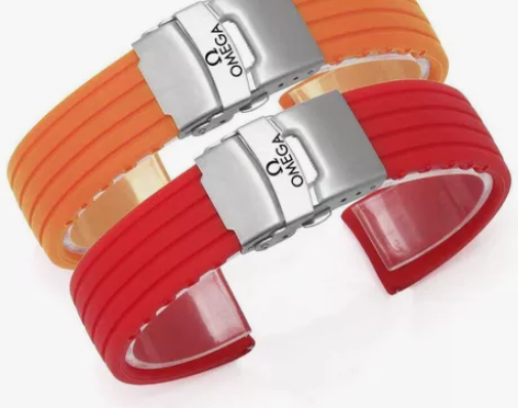 欧米茄硅胶表带 海马/超霸007/蝶飞男女...