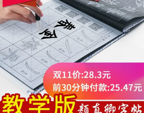 ?【双11狂欢价】练毛笔字帖水写布套装初学...