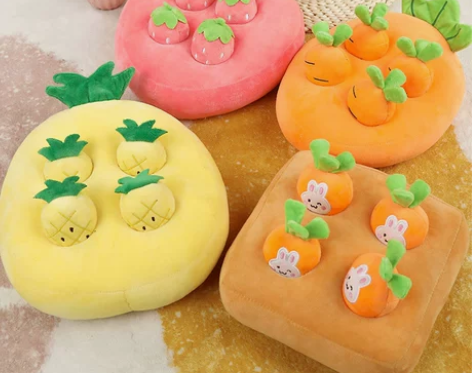 宝宝拔萝卜玩具毛绒儿童胡萝卜布娃娃小女孩幼...