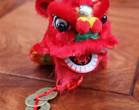 凯风创意民间传统舞狮工艺品中国风