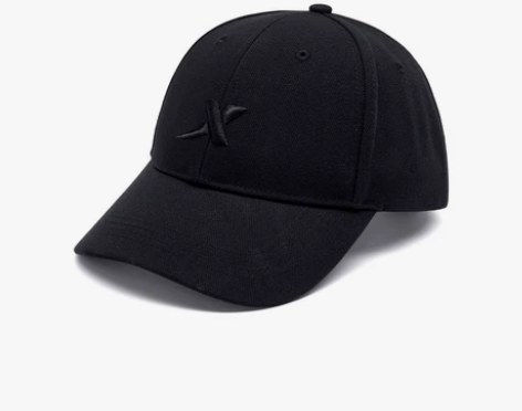 全新特步黑色棒球帽男女同款商场购买 正品本...