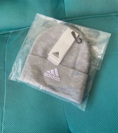 阿迪三叶草爆款中麻灰3523针织帽冷帽毛线...