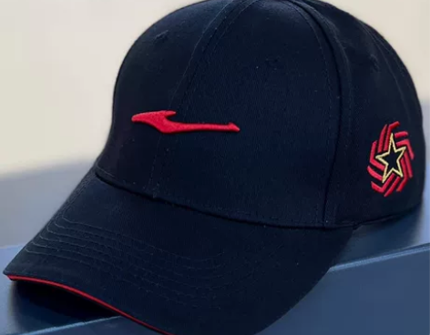 鸿星尔克运动帽男女情侣帽子跑步户外遮阳帽棉...