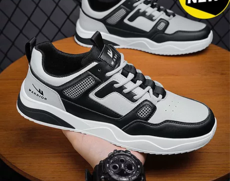 全新特价男鞋春季百搭男士运动鞋休闲平底板鞋...