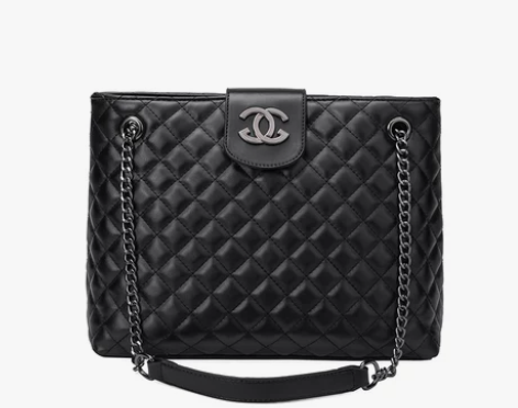 2021新款真皮大容量包包女高级感菱格斜挎...