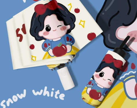 折叠雨伞 日本ZD全自动太阳伞黑胶晴雨两用...