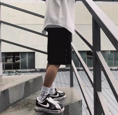 运动短裤男宽松潮牌弹力针织休闲五分裤篮球慢...