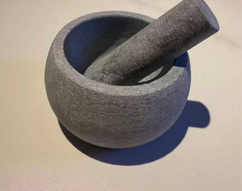 清仓 家用石臼蒜臼子捣药臼天然青石蒜泥器捣...