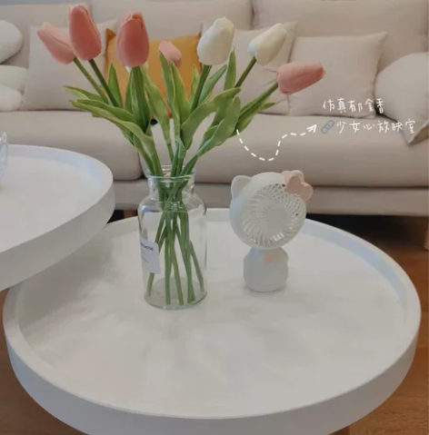 〖懒人福音〗北欧郁金香假花花摆件家居客厅桌...