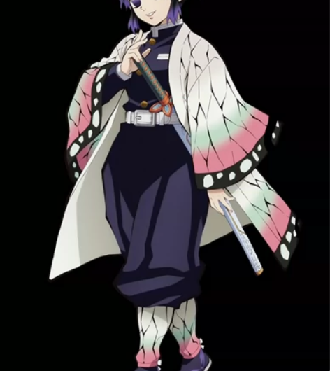 出《鬼灭之刃》蝴蝶忍cos服 道具+50假...