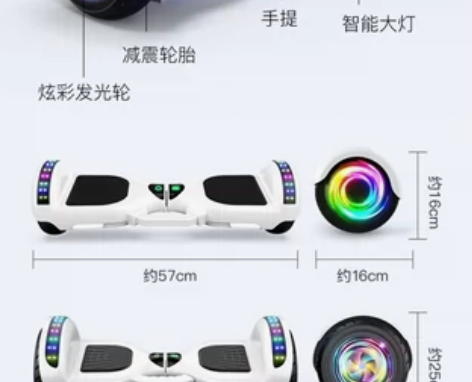 领奥电动儿童智能平衡车 10寸的，儿童+成...