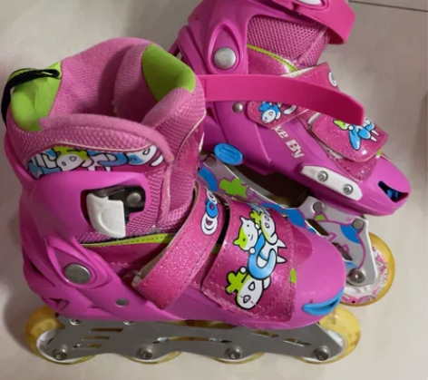 轮滑溜冰鞋旱冰鞋儿童套装可调男女小孩初学者...