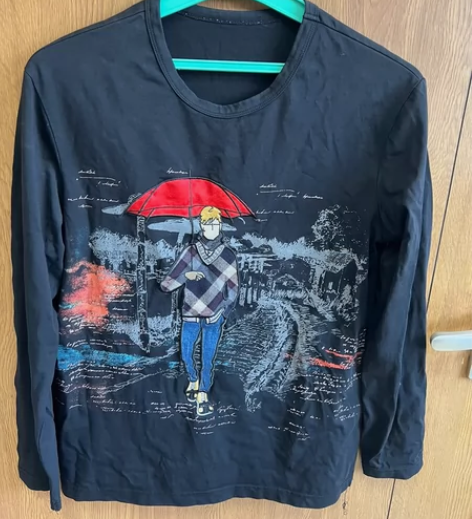 稻草人全新专柜清仓/薄绒上衣灰色/秋衣套装...