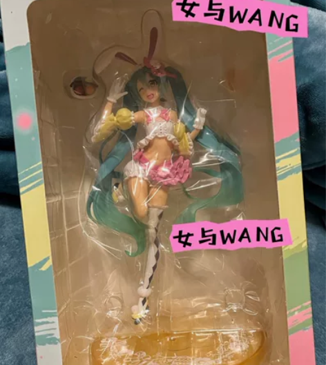 【全新包邮】动漫手办春服兔耳初音国版手办 ...