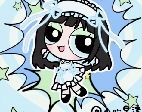 飞天小女警画风小人，40元一只。 ●【流程...