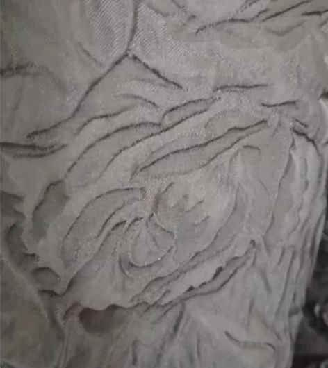 浮雕感立体凹凸感玫瑰花提花时装连衣裙风衣蓬...