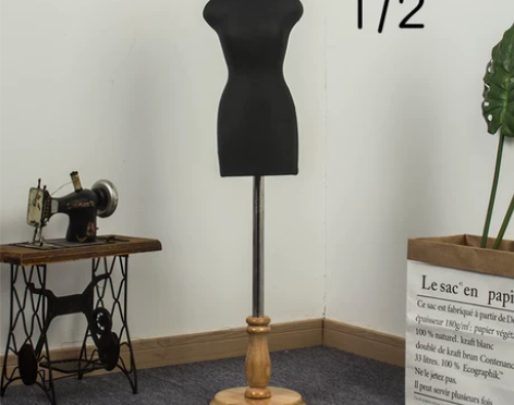 教学小人台女立体裁剪学生服装道具模特架男二...