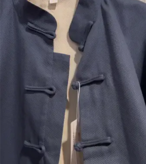 唐装外套中国风复古中式男装手工盘扣传统设计...