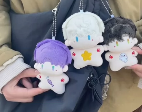 恋与深空游戏周边公仔沈星回10cm海星体娃...