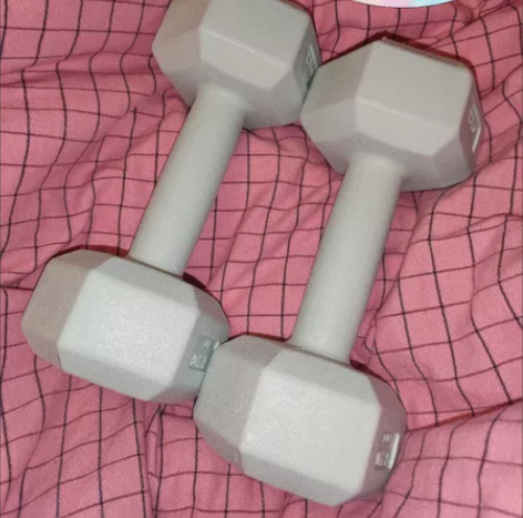 全新库存便宜卖，彩色哑铃女士的哑铃女生健身...