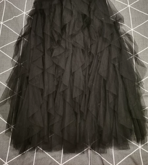 网纱裙超仙女裙子半身裙蛋糕裙a字裙不规则长...