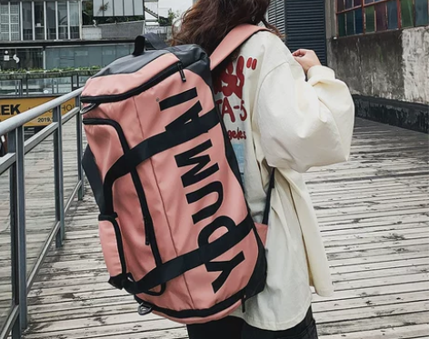 旅行包大容量女多功能健身包男手提短途轻便防...