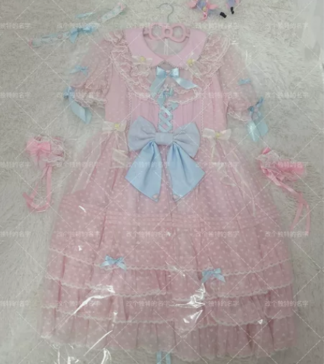 吸吸猫小甜豆洛丽塔s码op手袖kc颈饰大全...