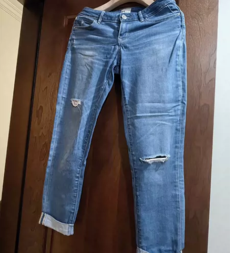 Lee牛仔裤九分裤七分裤 适合平时穿26裤...