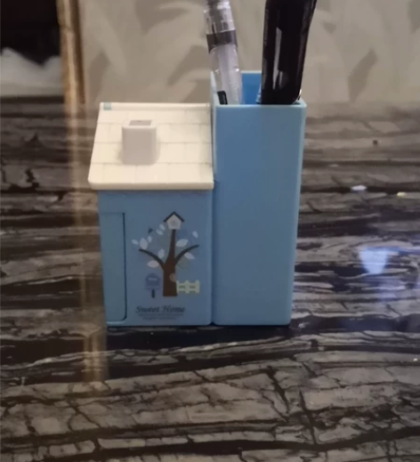 得力创意笔筒可爱儿童笔桶小学生韩国风文具小...