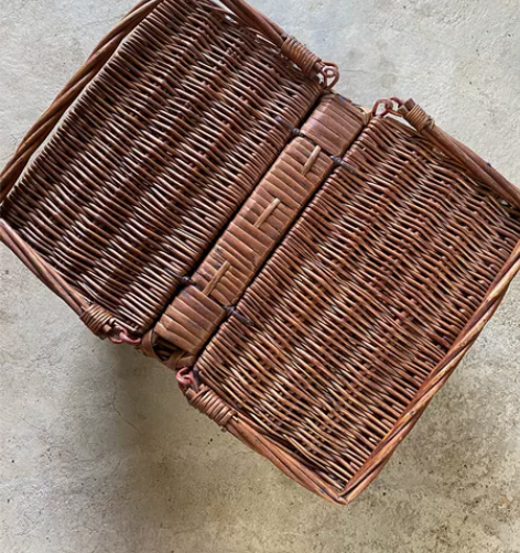 柳编收纳篮花篮购物篮子藤编水果篮手提篮菜蓝...