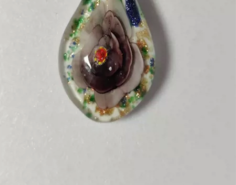 博山60年代的老工艺扎花鎏金挂坠，工艺失传...