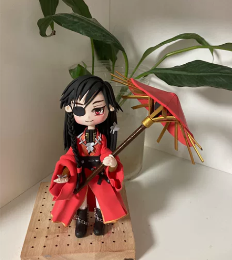 天官赐福 花城 手办 超轻粘土人，展示贴，...