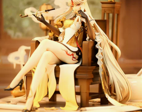 原神凝光手办掩月天权模型摆件 雷电将军 甘...