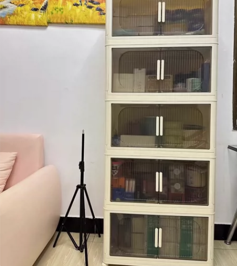 【家具城处理】折叠收纳箱加厚收纳双开门收纳...