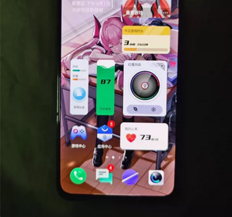 自用红魔7，原装无拆屏幕无划痕，九成新。骁...