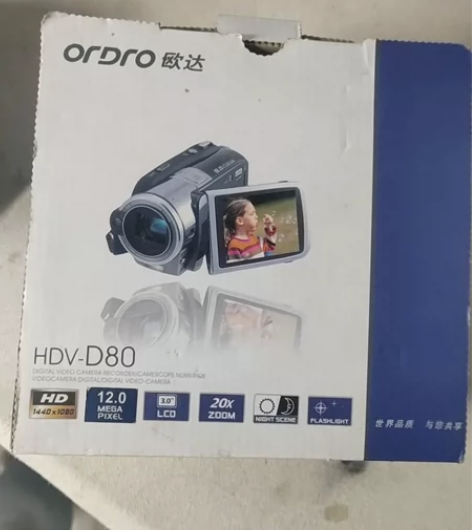 ordro欧达HDV-D80数码摄像机，全...