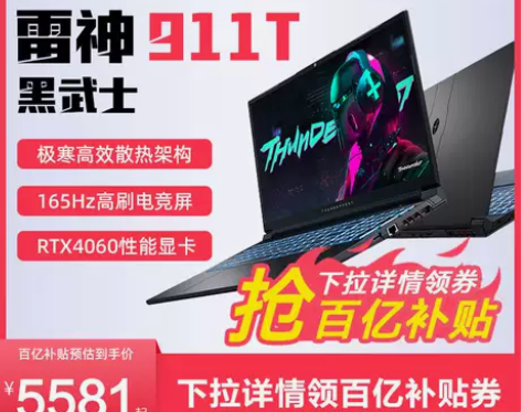 下拉抢百亿补贴    雷神911T 13代...