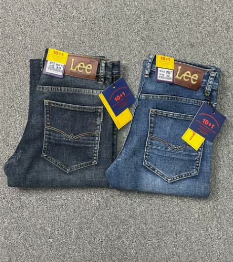 Lee捡漏特价！春款特价处理直筒蓝色春夏男...
