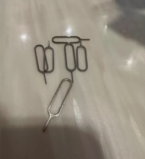 iPhone卡针 原装手机自带 一共六个 ...