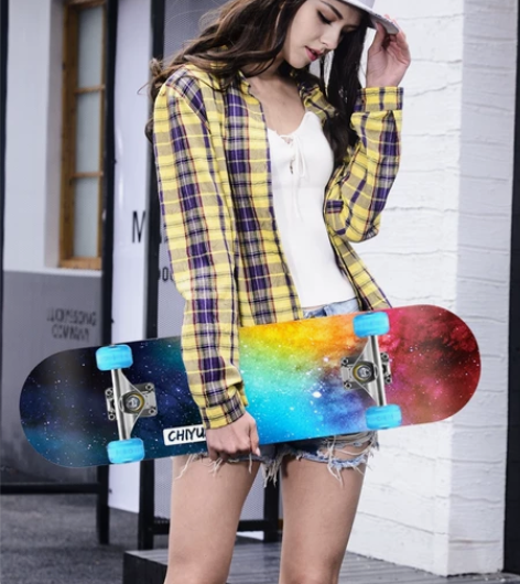 驰远滑板 四轮滑板初学者成人男女生儿童青少...