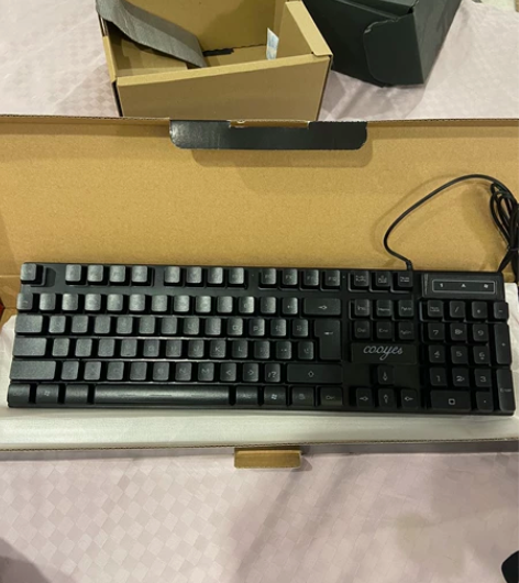 全新未使用键盘，悬浮机械手感套装 支持lo...