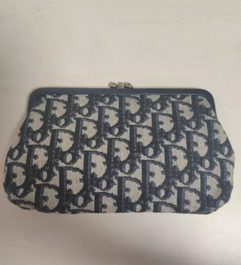 迪奥老花蛙口手拿包#Vintage中古包 ...