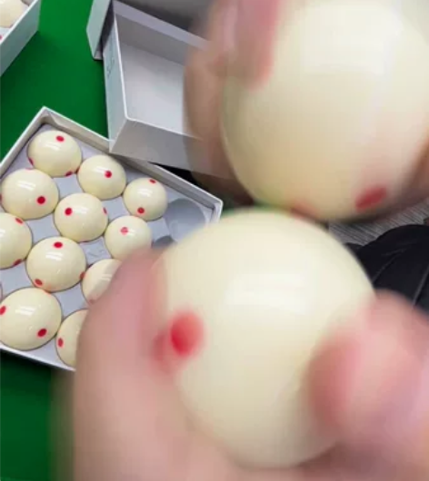 国产母球红点 8A水晶球台球母球 中式 美...