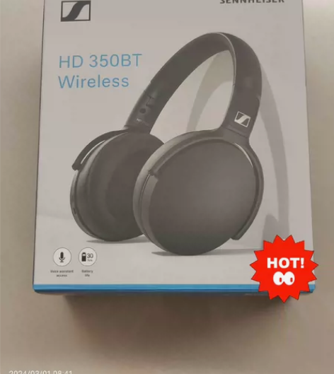 森海塞尔头戴式蓝牙耳机,仅用一周,几乎全新...