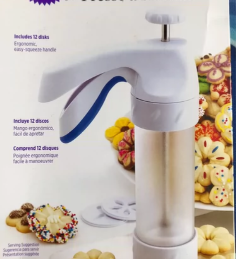 wilton美国进口惠尔通塑料曲奇枪挤压器...