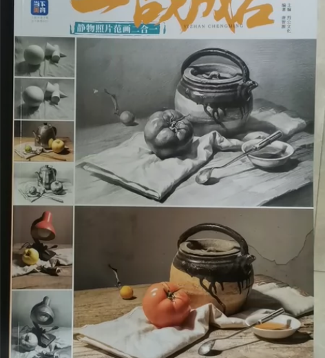 《一战成名7》静物素描照片范画二合一，单个...
