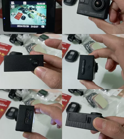 前年买的山狗A8运动相机，一直没有怎么使用...