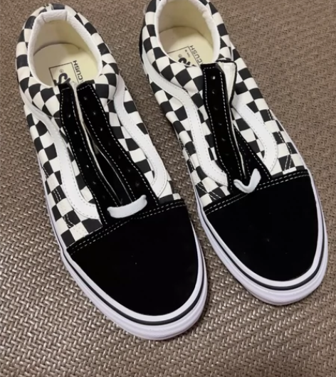 vans经典低帮格子款 43码 全新 内长...