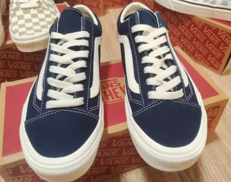 Vans万斯藏蓝色寂静蓝style36 不...